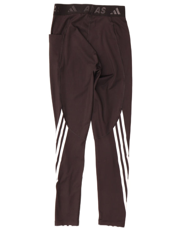 Leggings Adidas Aeroready Graphic pentru femei UK 8/10 Small Black