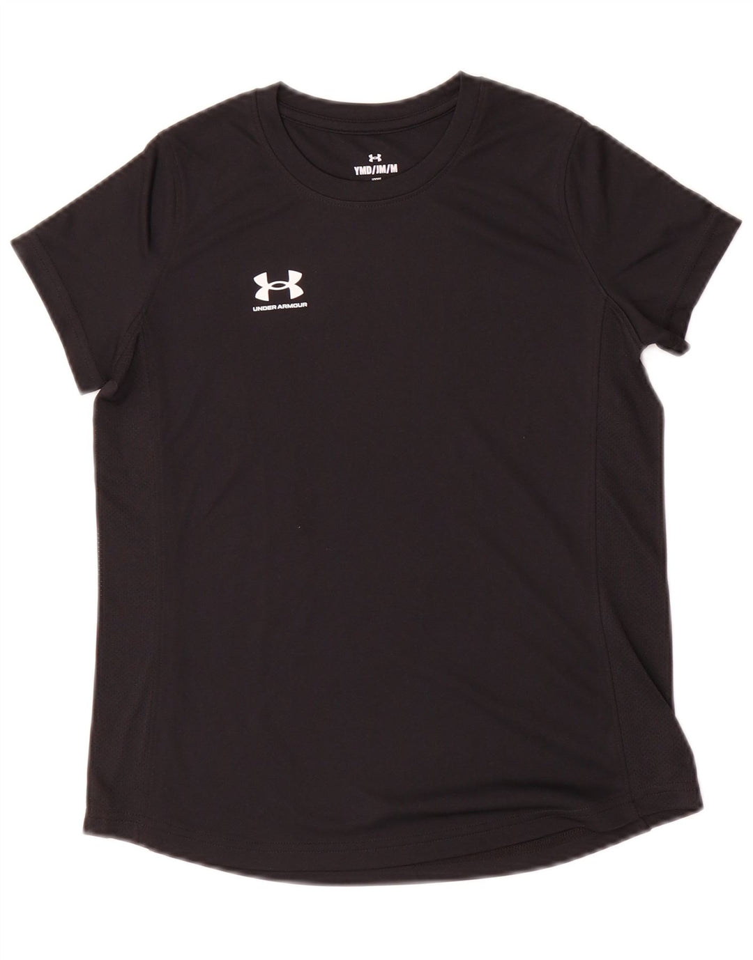 Tricou Under Armour pentru fete Loose Fit Top 9-10 ani mediu negru