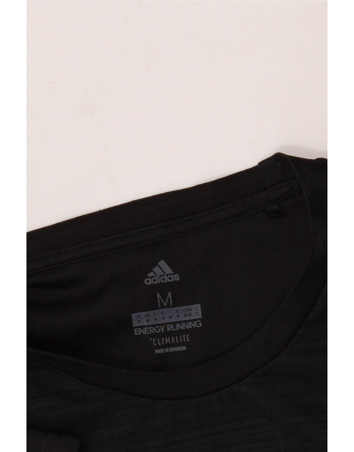 Tricou pentru bărbați ADIDAS Climalite Top Medium Black Pinstripe