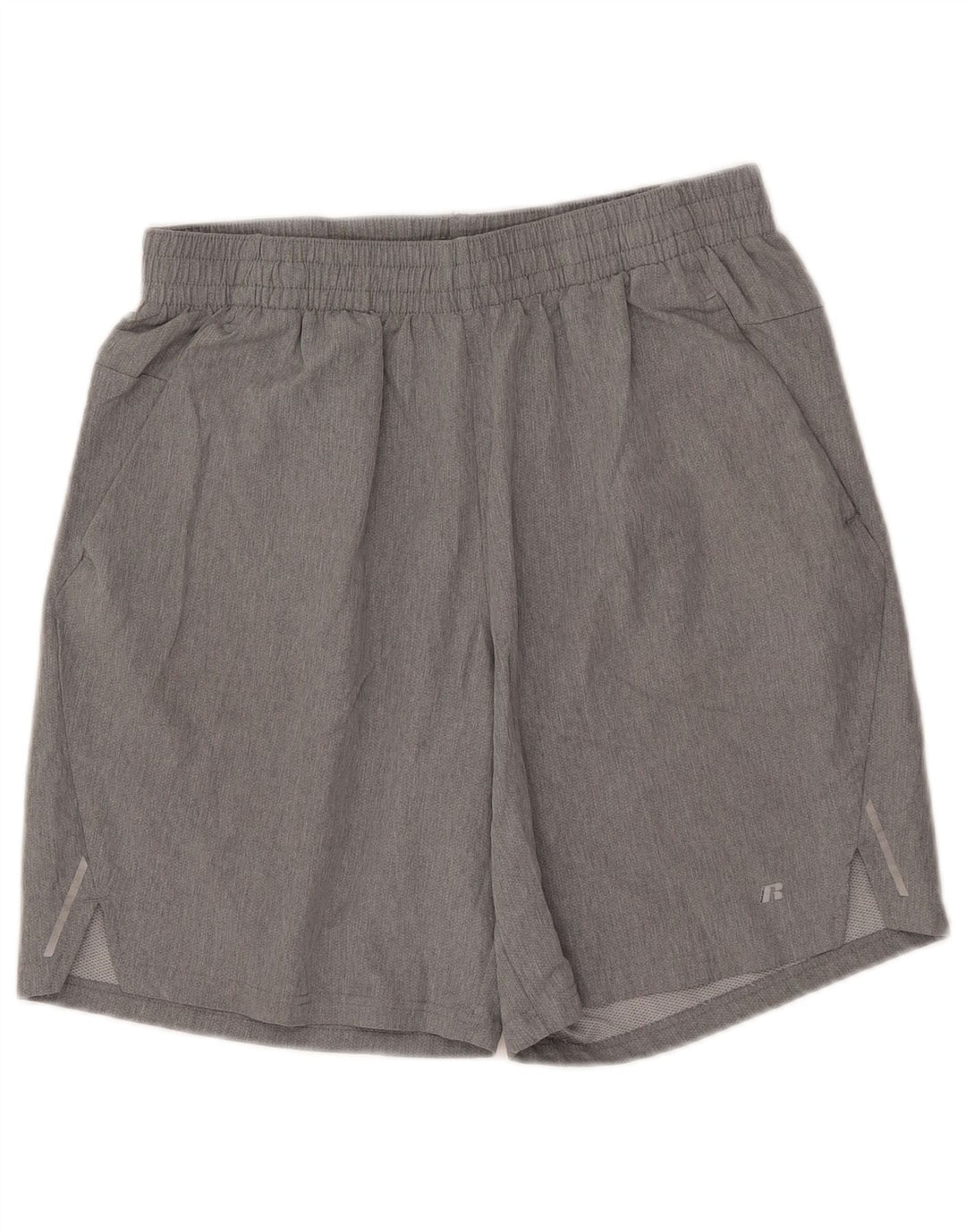 Pantaloni scurți sport pentru bărbați RUSSELL ATHLETIC, poliester mediu gri