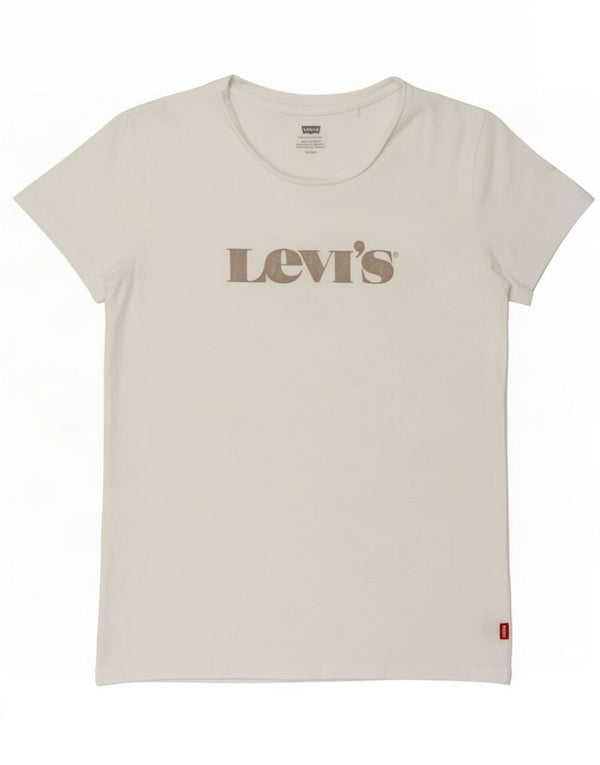 Tricou grafic Levi's pentru femei Top UK 10 Small White