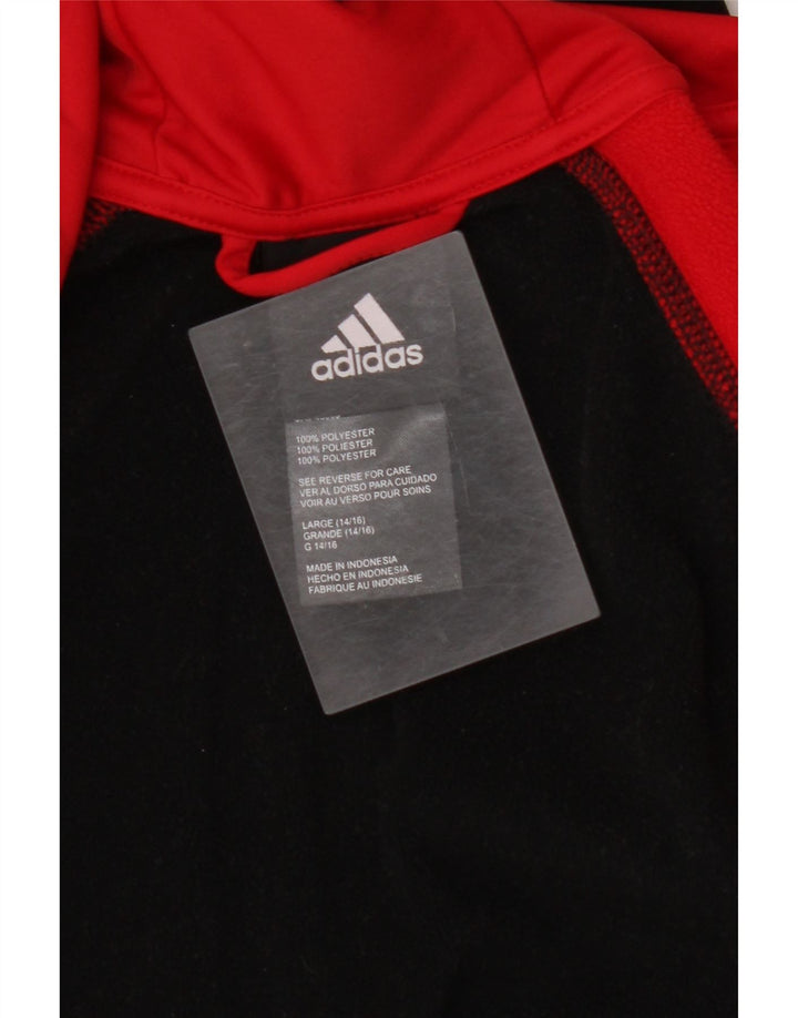 Pulover ADIDAS Climawarm Zip Hoodie 14-15 ani mare negru