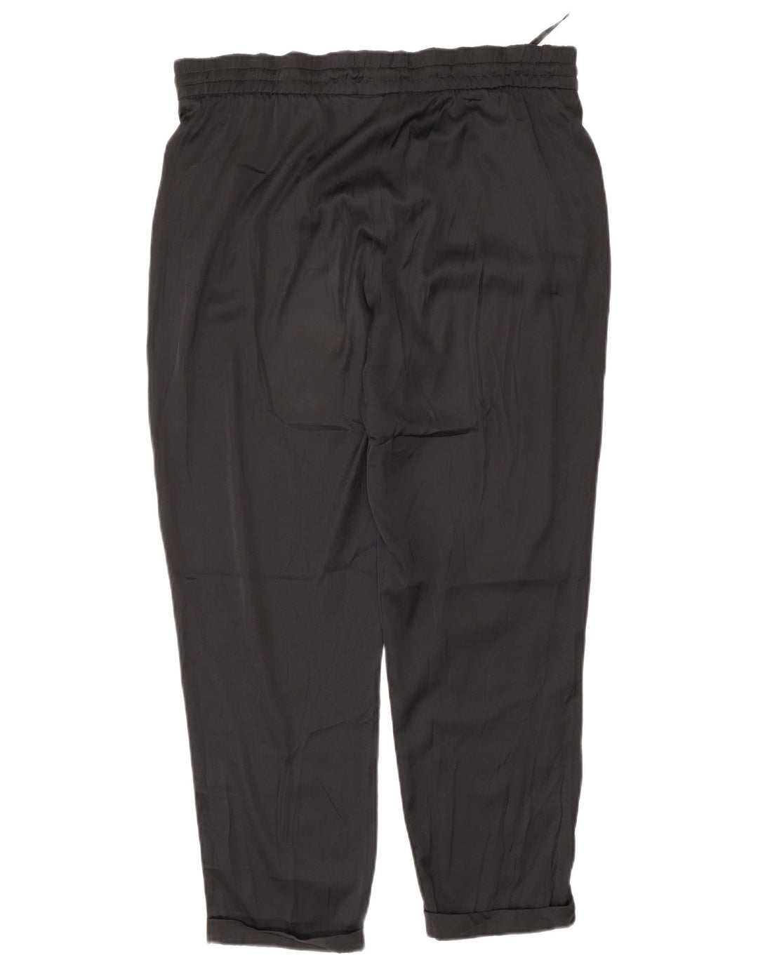 Pantaloni obișnuiți obișnuiți pentru femei Benetton L30 L27 Poliester negru