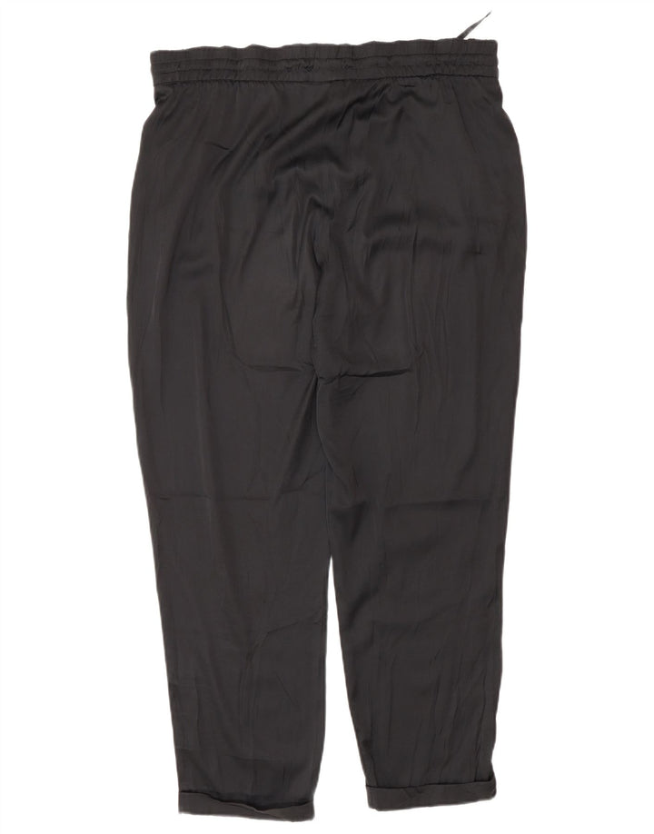 Pantaloni obișnuiți obișnuiți pentru femei Benetton L30 L27 Poliester negru