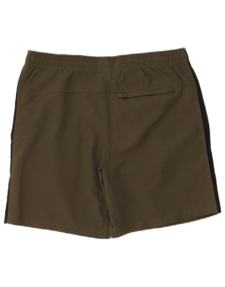 Pantaloni scurți sport Nike Dri Fit pentru bărbați, kaki, poliester color bloc