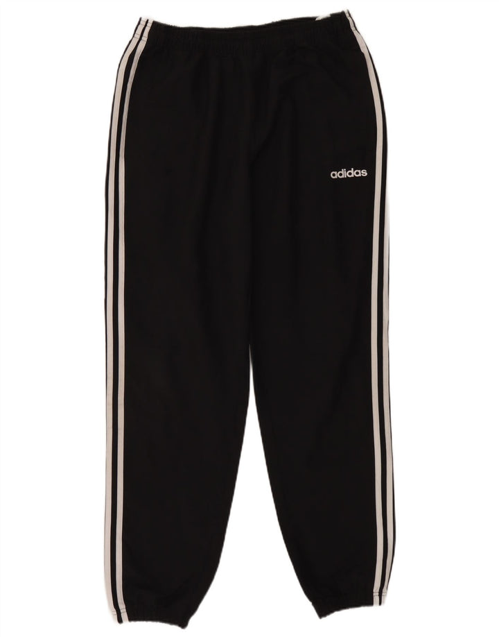 Pantaloni de trening Adidas pentru bărbați Joggeri poliester mediu negru