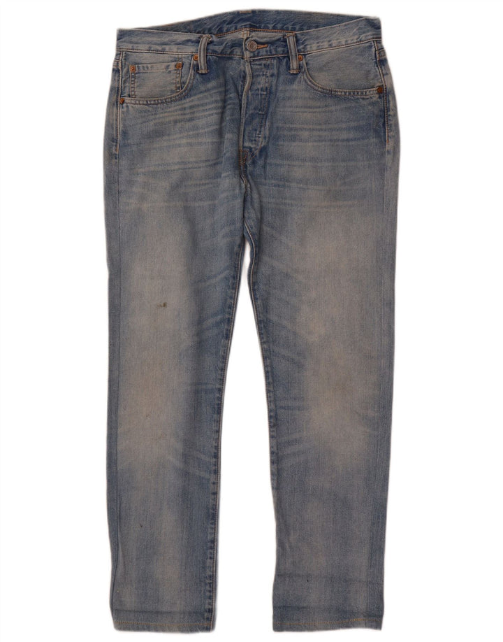Blugi drepti pentru bărbați Levi's 501 W32 L29 Bumbac albastru