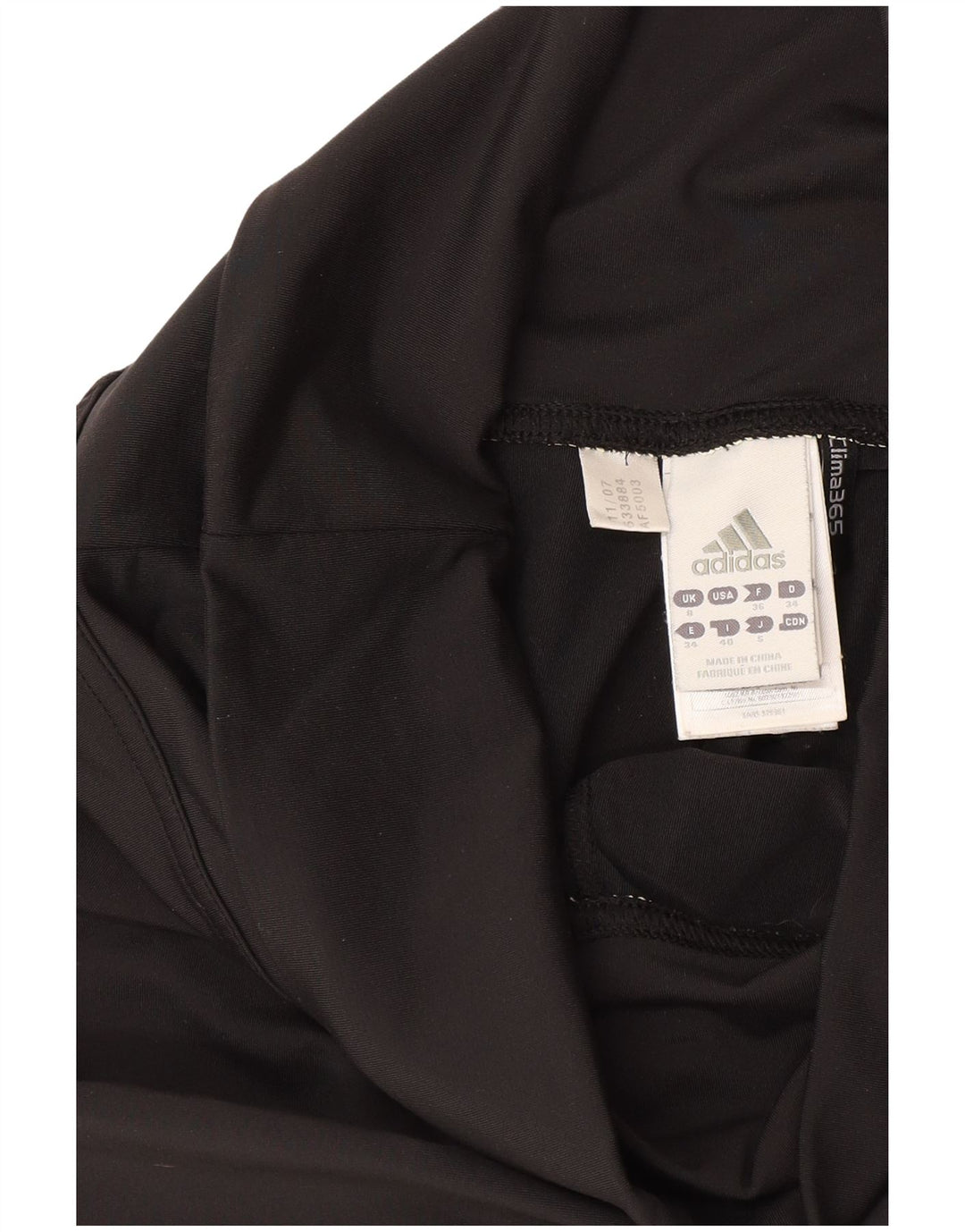 Pantaloni scurți sport Adidas Climalite Bermuda pentru femei UK 8 Small Negru Poliester