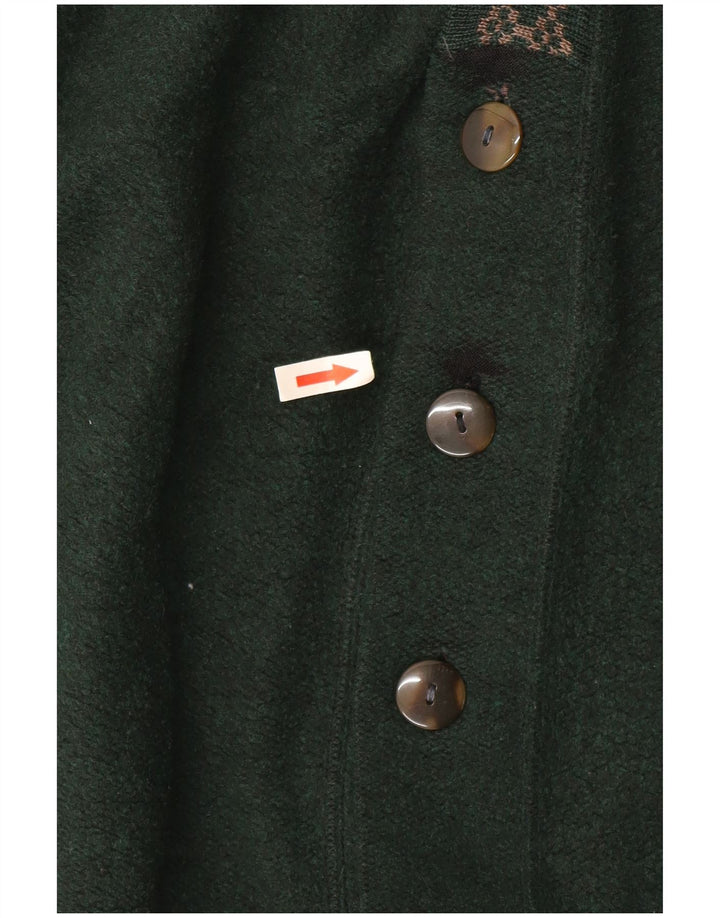Cardigan Vintage pentru bărbați, verde mare