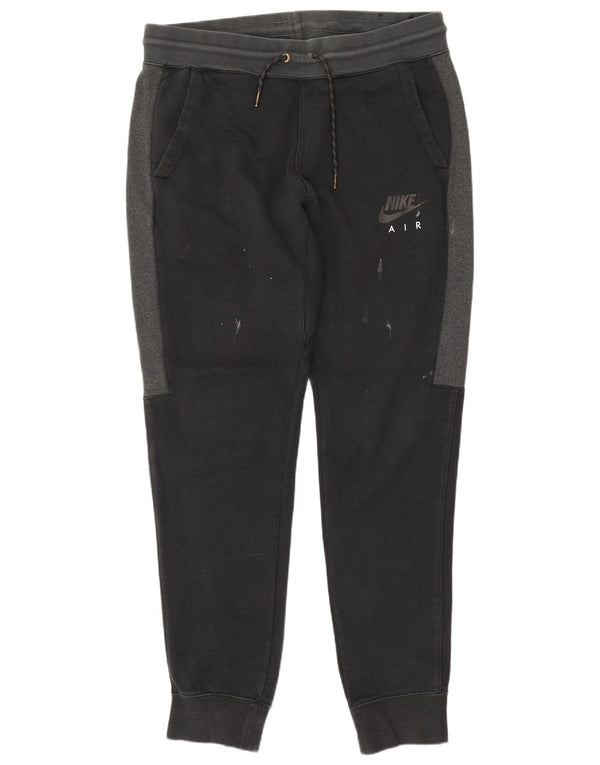 Pantaloni de trening pentru bărbați Nike Pantaloni de jogging, mari, negru, color block, bumbac