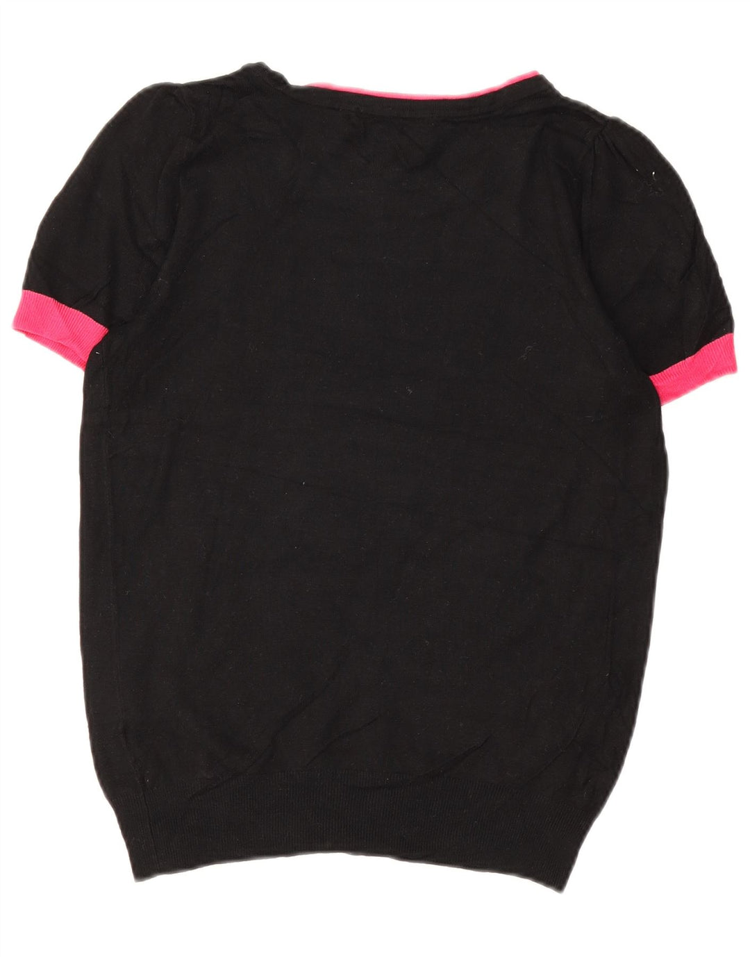 Pulover pentru femei Marks & Spencer cu gât cu barca UK 12 Medium Negru
