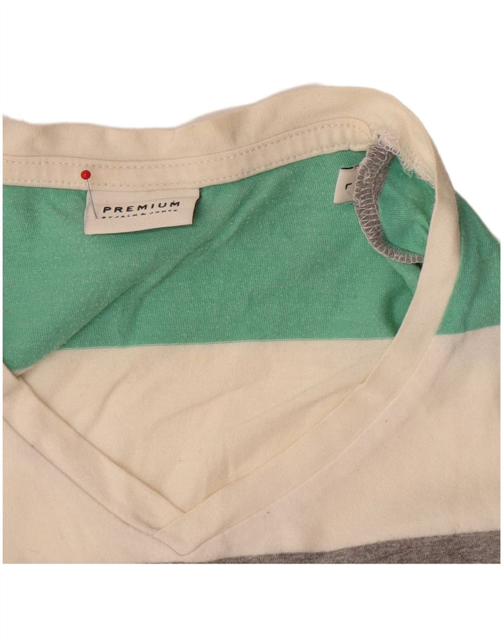 Tricou Jack & Jones pentru bărbați Top mare, multicolor, în dungi
