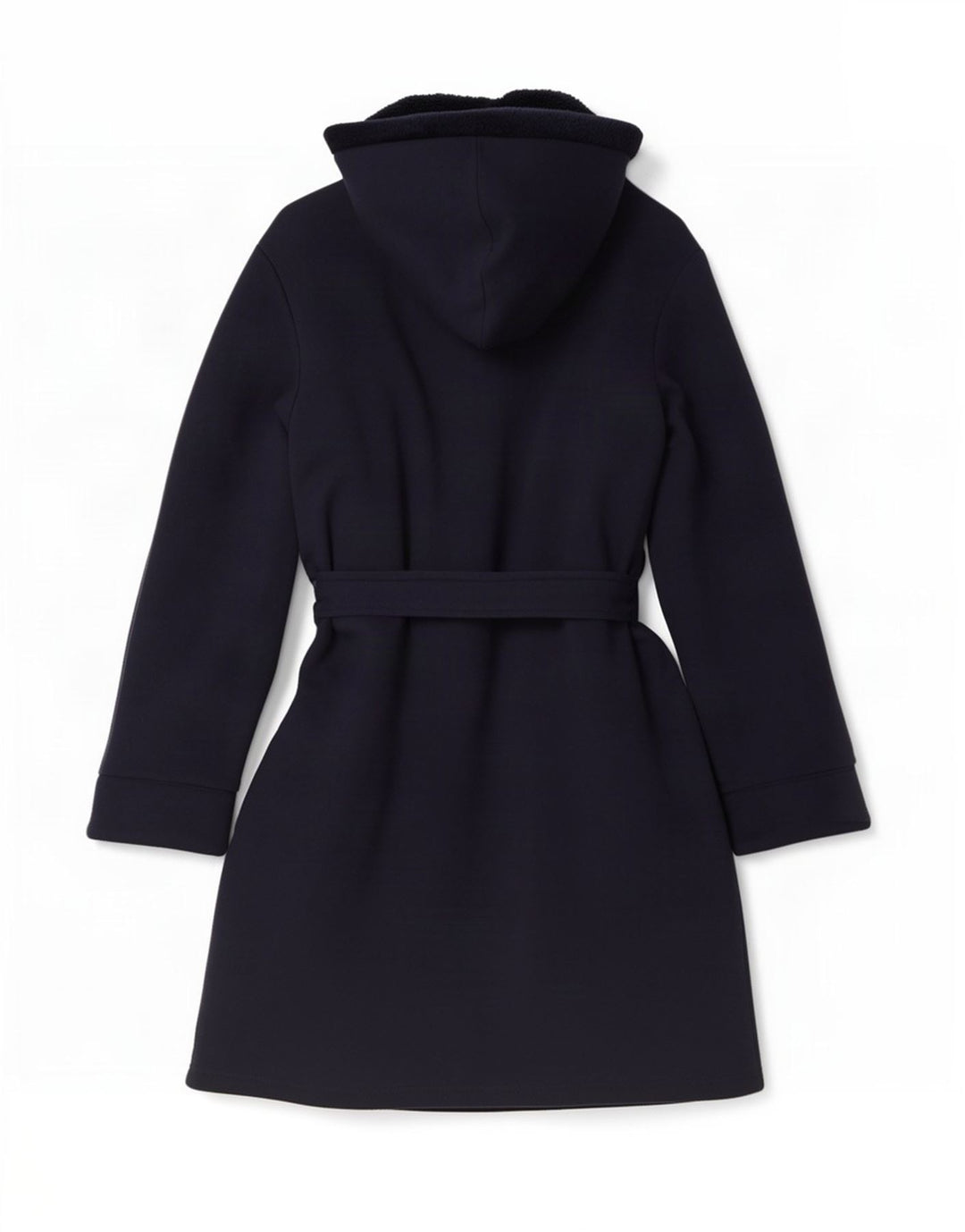 Pardesiu Sherpa supradimensionat pentru femei Lands End UK 10 Mic bleumarin