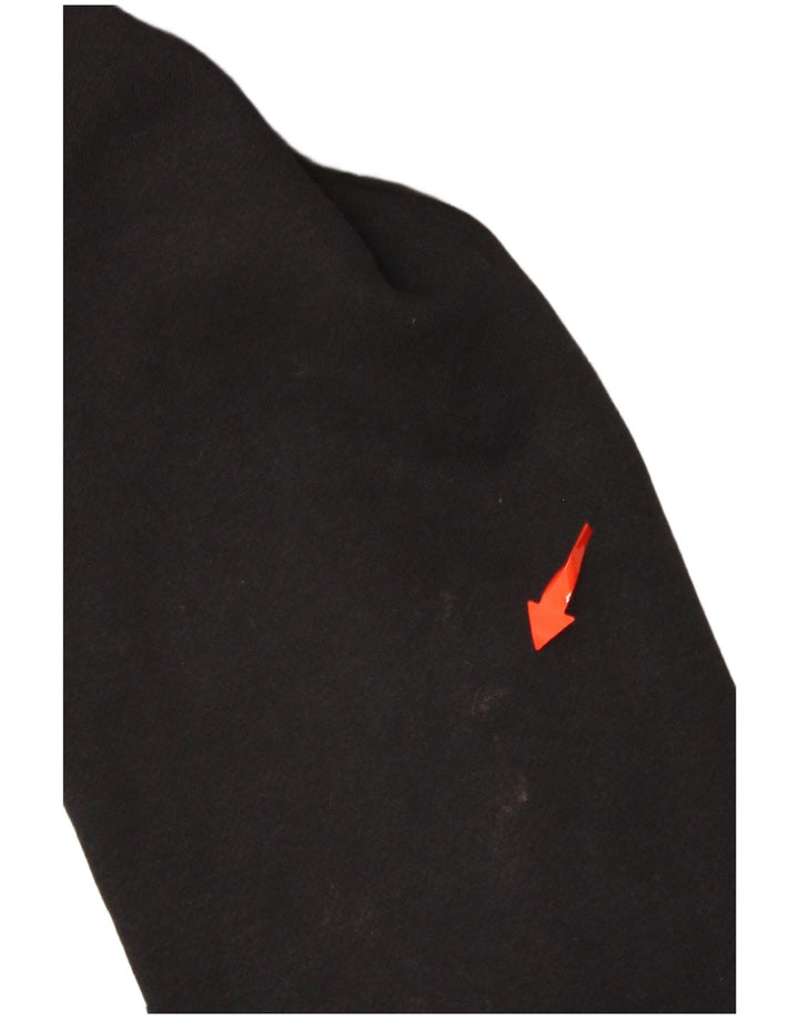 Pulover NIKE Air Graphic pentru băieți, cu fermoar, 13-14 ani, XL, negru, bloc de culoare