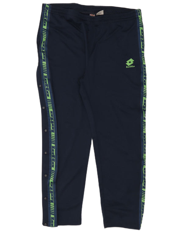 Pantaloni de trening grafic pentru bărbați Lotto UK 42/44 Mare bleumarin