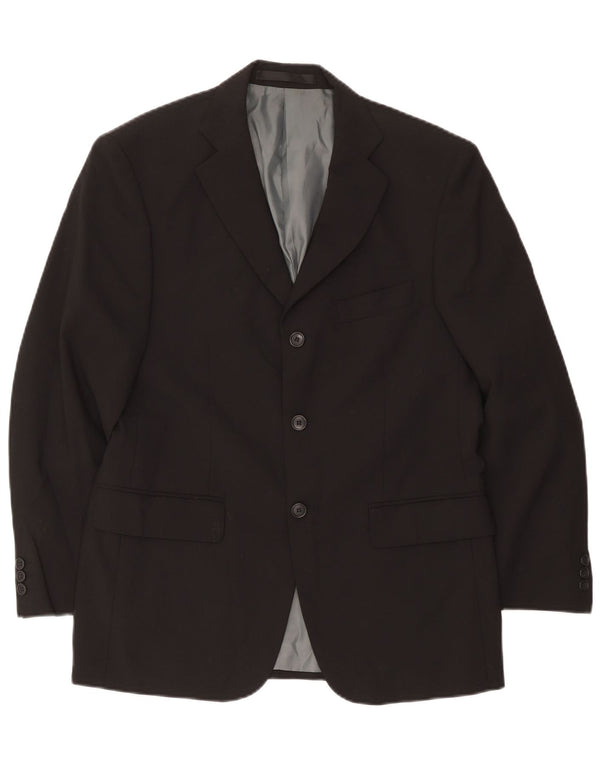 Jachetă pentru bărbați Marks & Spencer, scurtă, cu 3 nasturi, UK 38 Medium Black