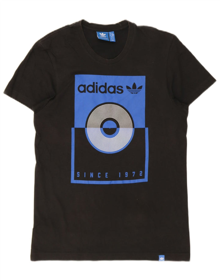 Tricou grafic pentru bărbați Adidas Top Mic Negru