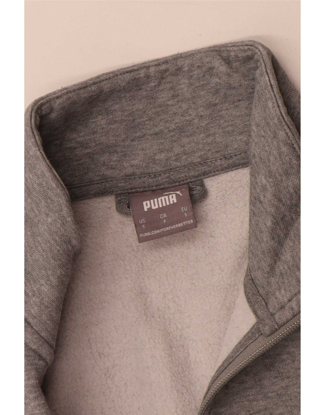 Jachetă de trening pentru bărbați Puma, din bumbac mic, gri cu pete