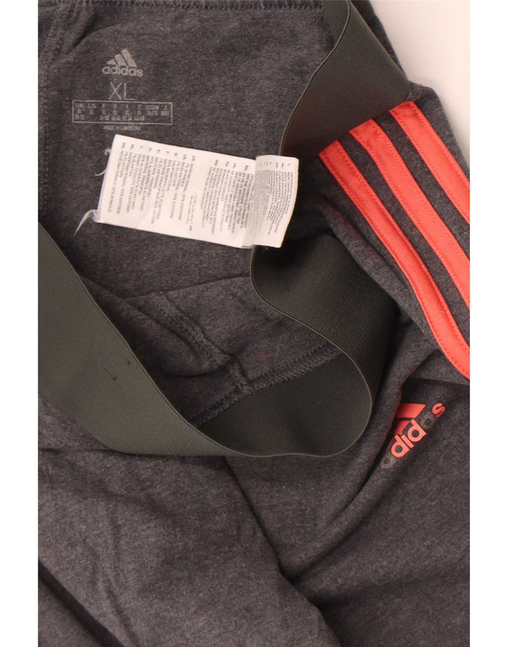 Leggings pentru femei Adidas XL bumbac gri