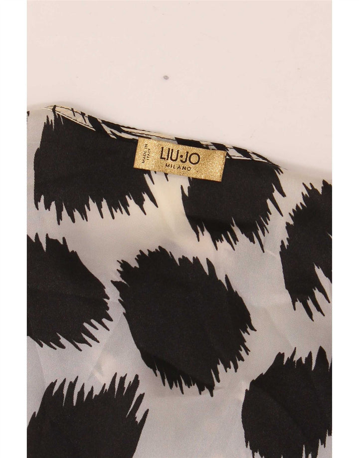 Bluză cu mânecă lungă pentru femei Liu Jo UK 14 Medium Black Floral