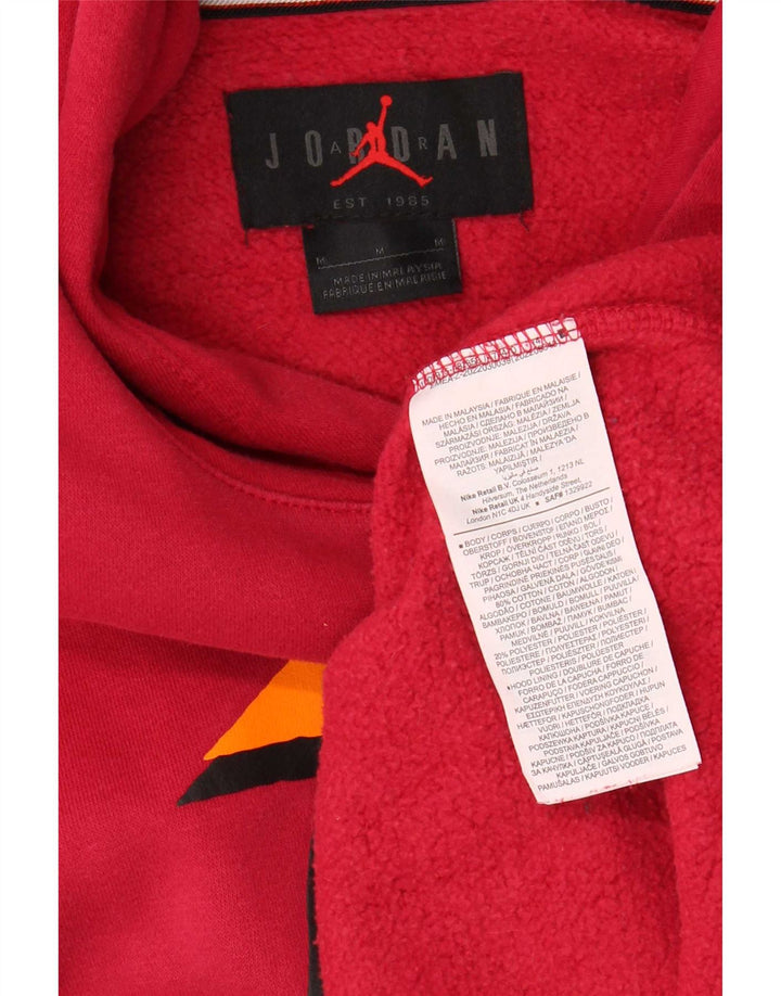 Jumper Jordan pentru bărbați cu capota, bumbac, roz mediu
