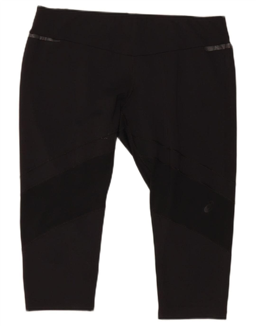 Leggings Capri Asics pentru femei UK 18 XL poliester negru