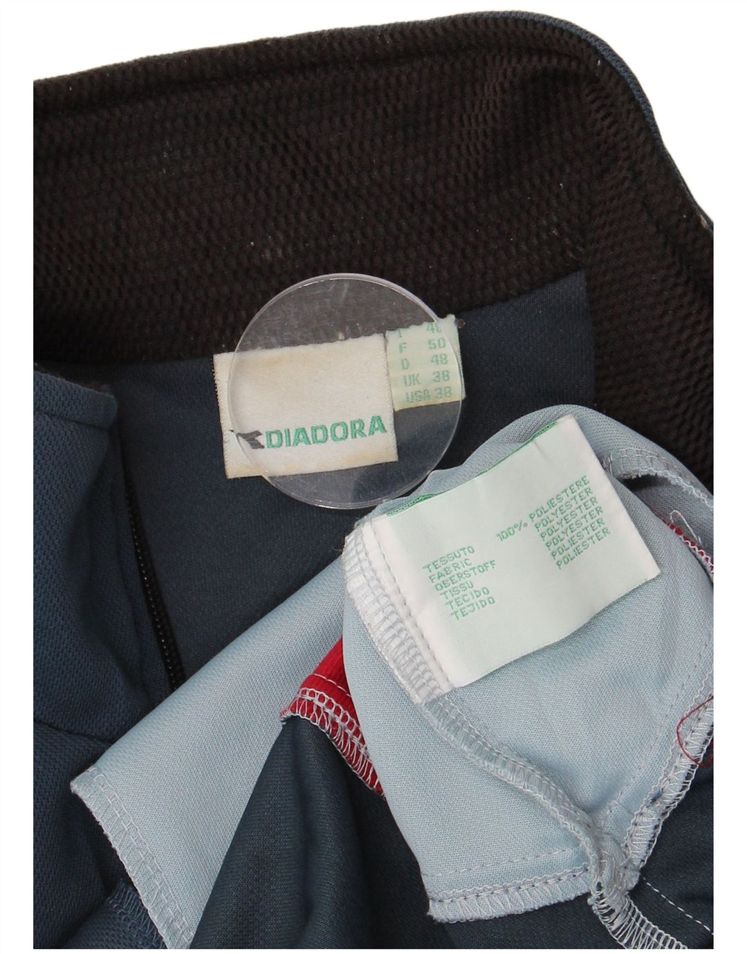 Jachetă de trening pentru bărbați DIADORA UK 38 Medium Bleumarin Colorblock