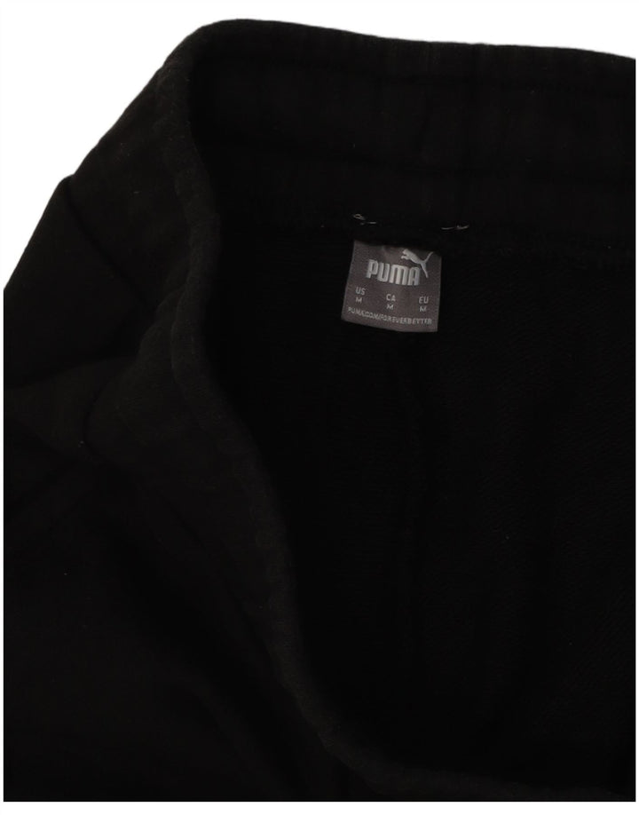 Pantaloni de trening grafic PUMA pentru femei Pantaloni de jogging UK 14 Medium Black
