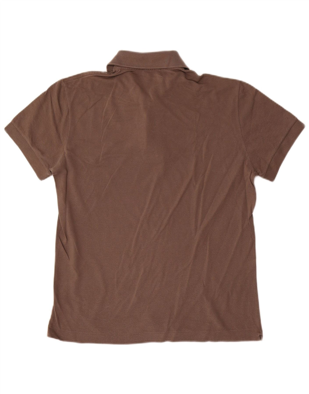 Tricou polo Lacoste pentru bărbați, mărimea 3, bumbac maro mic