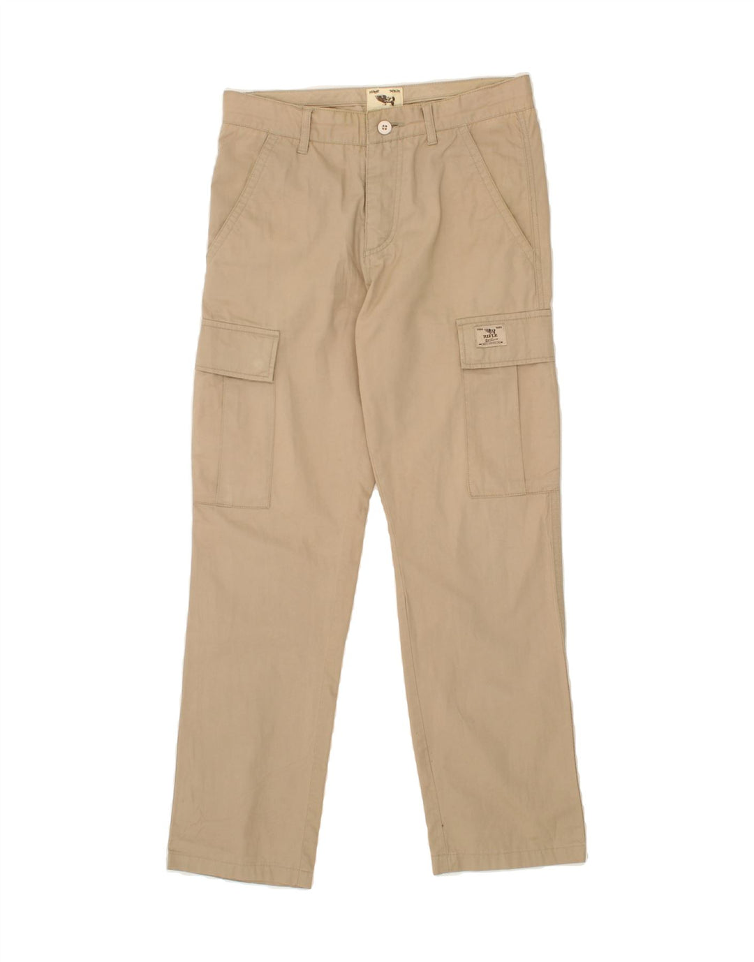 RIFLE Womens Straight Cargo Trousers W30 L29  Brown Cotton Vintage Rifle and Second-Hand Rifle from Messina Hembry 