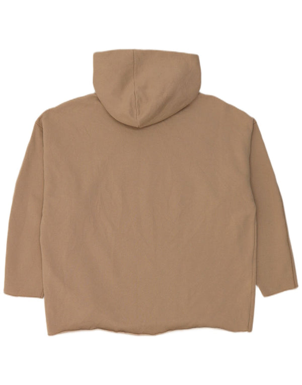 Pulover supradimensionat pentru femei Zara UK 10, bumbac, bej