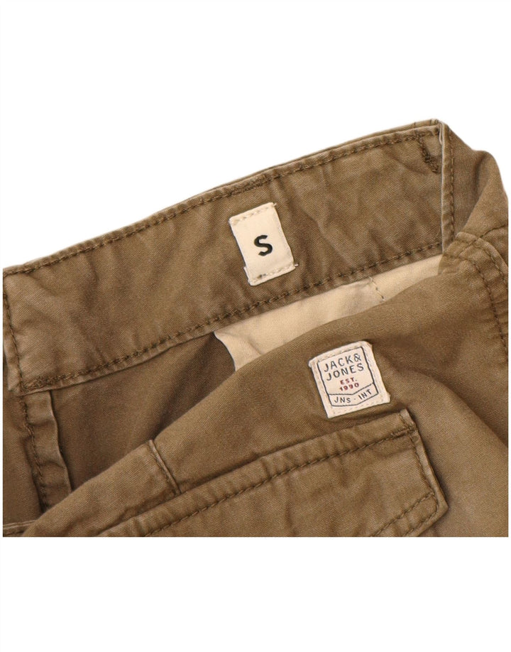 Pantaloni scurti cargo Jack & Jones pentru bărbați mici W29 kaki