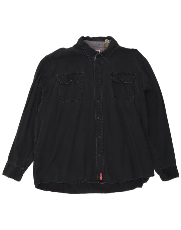 Cămașă pentru bărbați Wrangler 2XL bumbac bleumarin