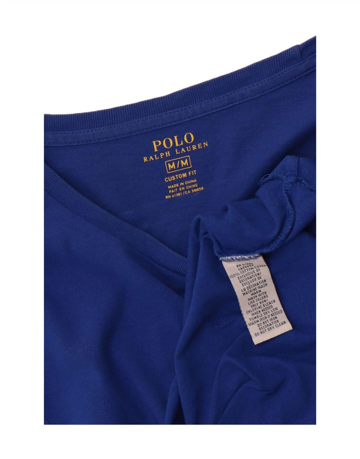 POLO RALPH LAUREN Tricou personalizat pentru bărbați Top din bumbac albastru mediu