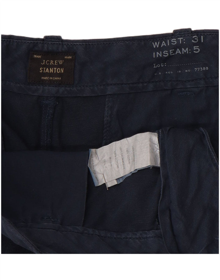 Pantaloni scurți chino Stanton pentru femei J. Crew W31, bumbac, albastru bleumarin mediu