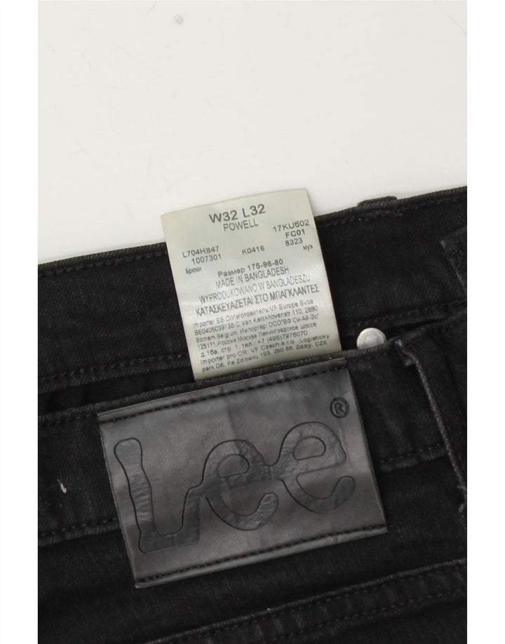 Blugi LEE Powell Slim pentru bărbați W32 L30 bumbac negru