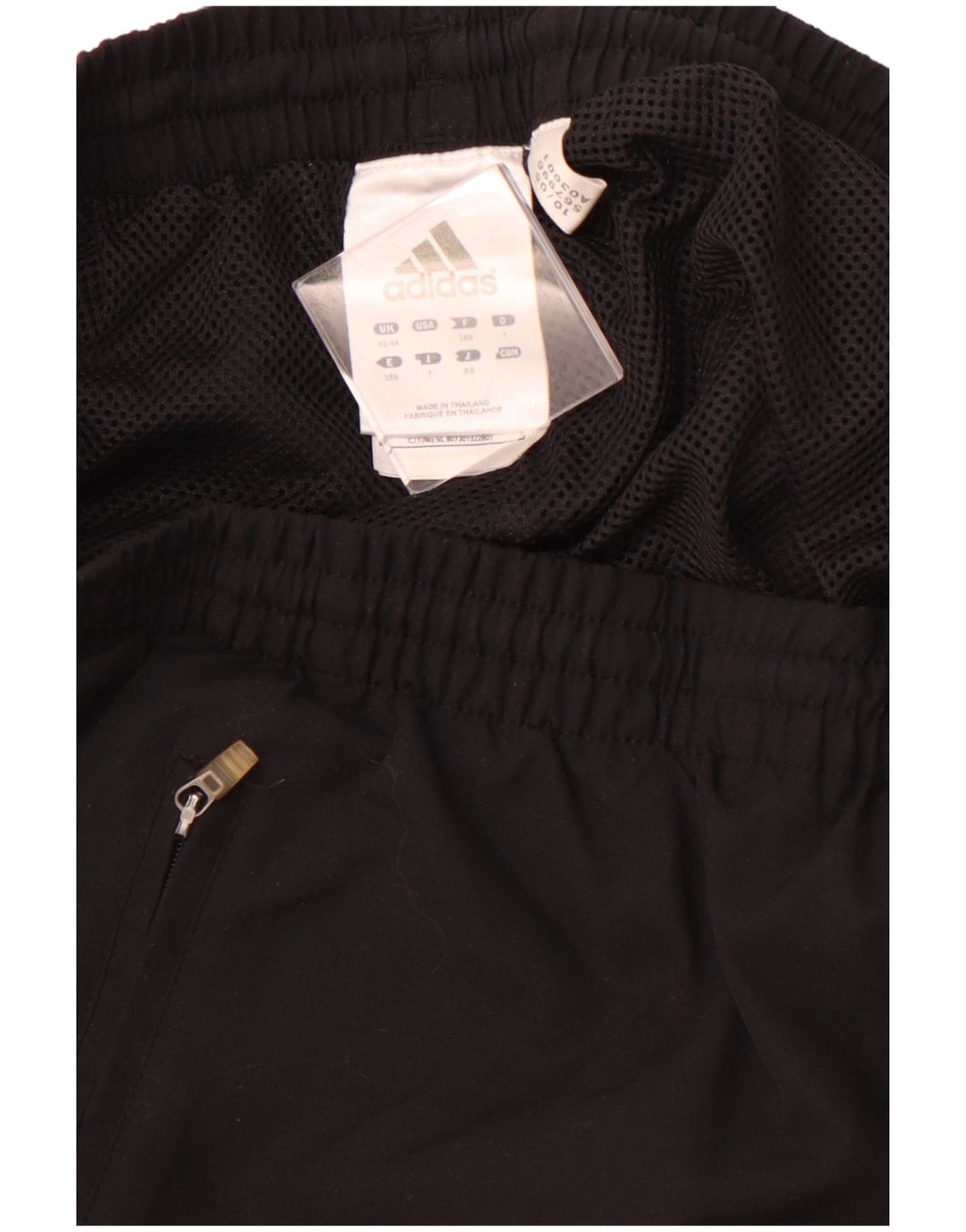 Pantaloni de trening pentru bărbați ADIDAS Joggeri UK 42/44 Poliester negru mare
