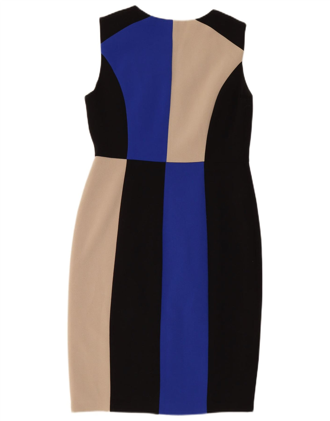 PHASE EIGHT Rochie fără mâneci pentru femei UK 14 Medium Black Colorblock