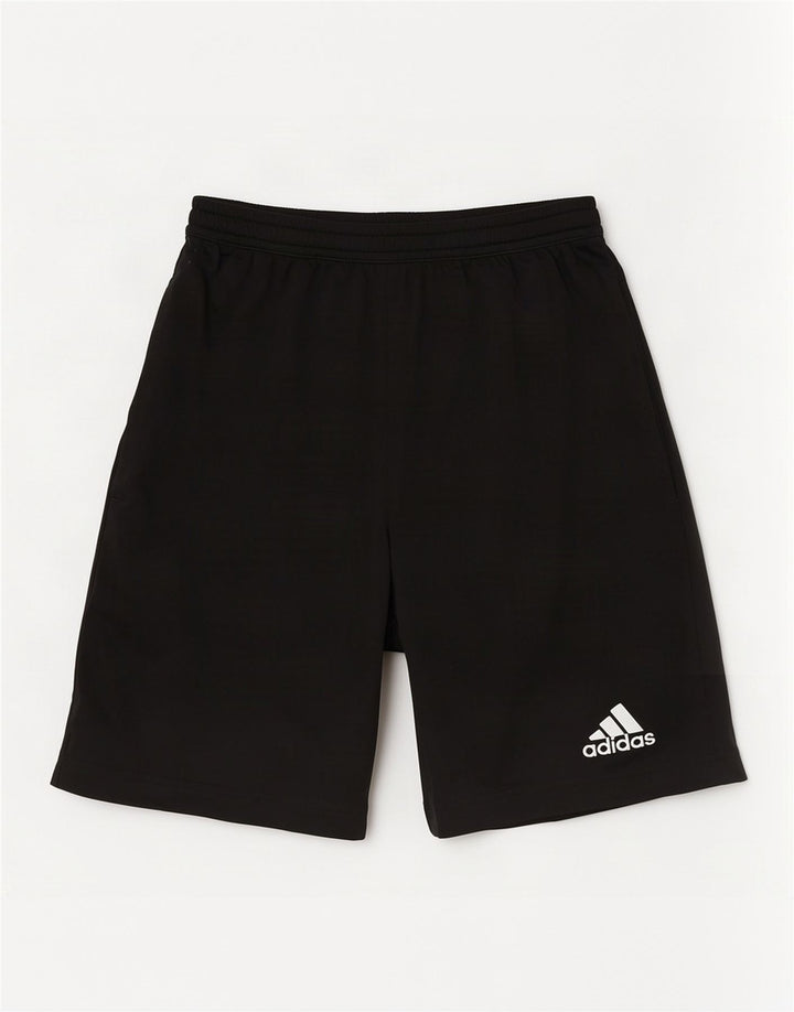 Pantaloni scurți sport Aeroready Adidas pentru bărbați, poliester negru mic