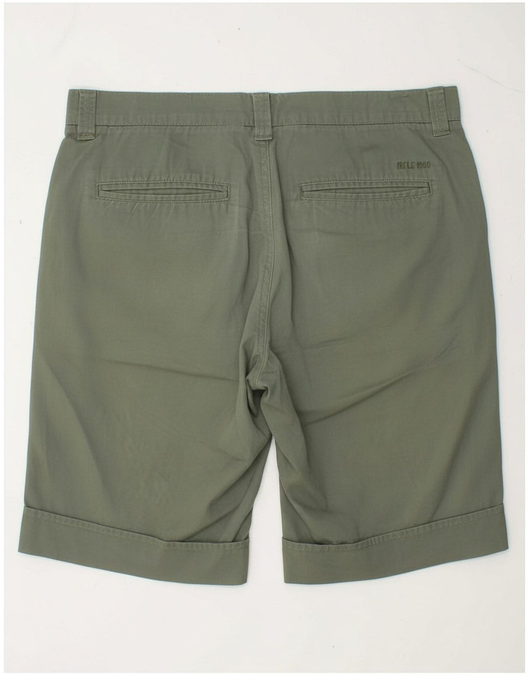 RIFLE Mens Chino Shorts W34 Large  Green