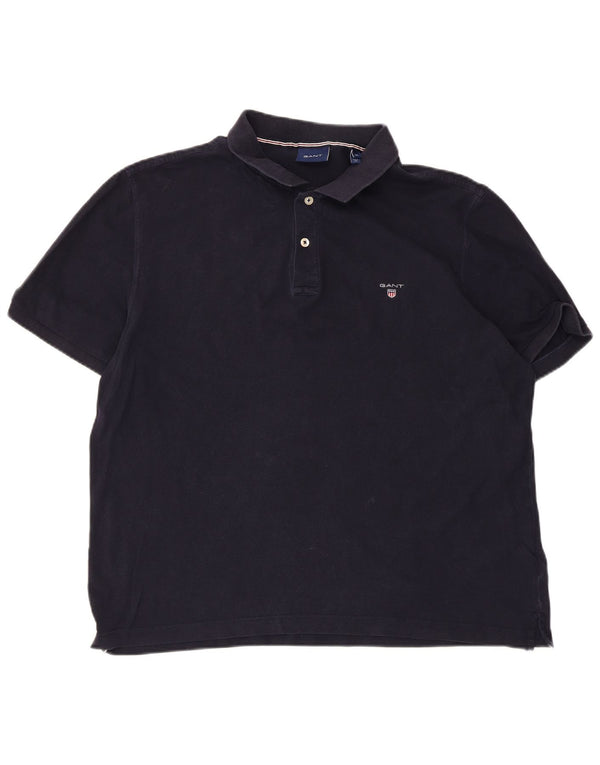 Cămașă polo pentru bărbați Gant XL, bumbac bleumarin