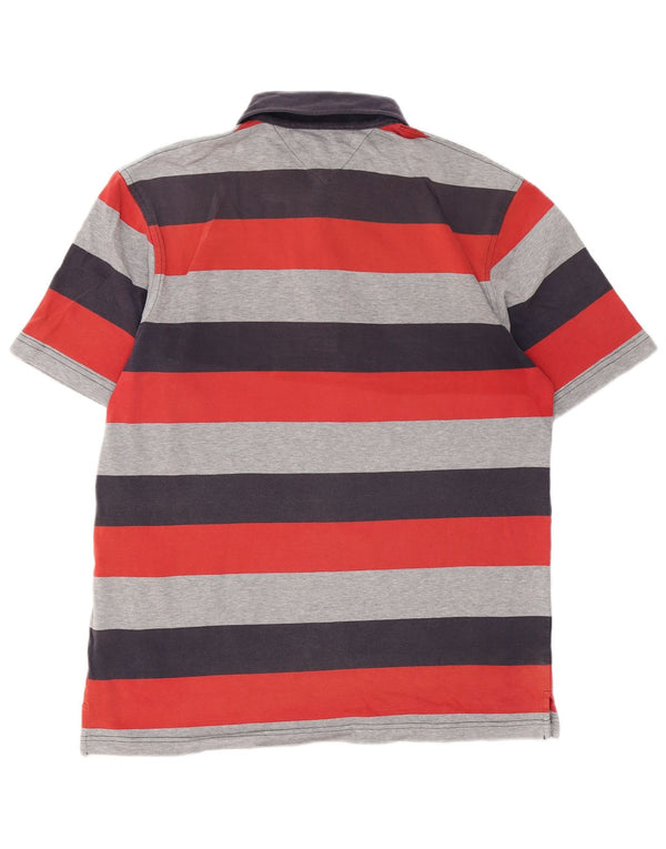 Tricou polo Tommy Hilfiger pentru bărbați, bumbac cu dungi multicolore