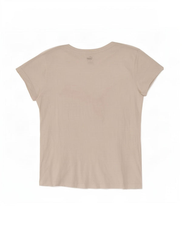 Tricou cu grafic Puma pentru femei Top UK 14 Large White Bumbac