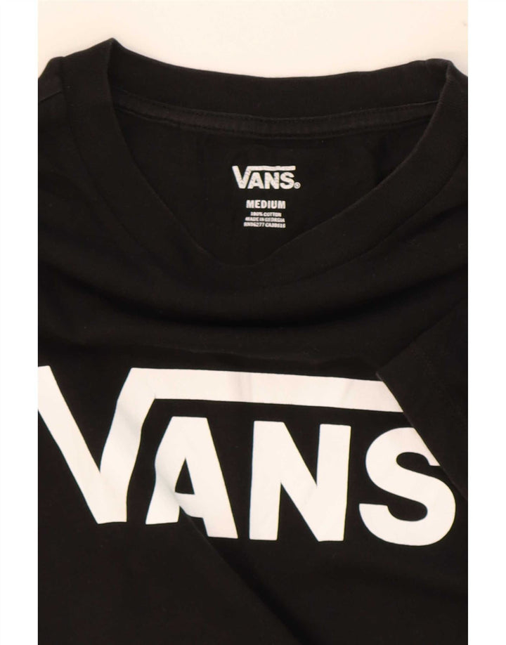 Tricou grafic Vans pentru femei Top UK 12 Medium Black Bumbac