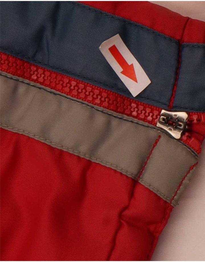 Bomber vintage pentru bărbați UK 36, roșu, poliester color bloc