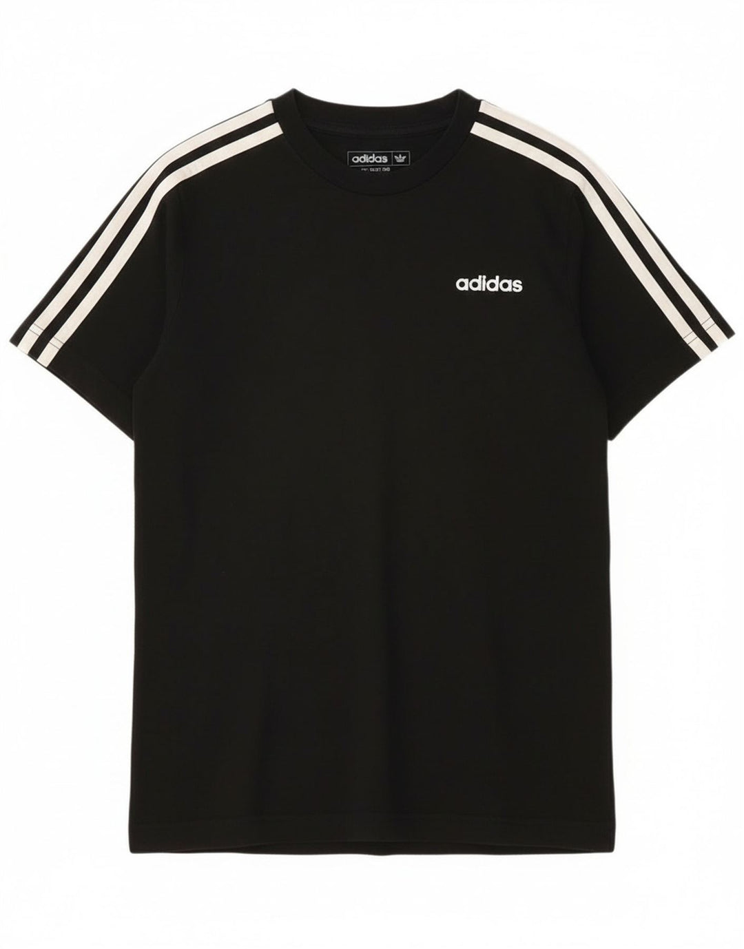Tricou Băieți Adidas Top 11-12 Ani Bumbac Negru