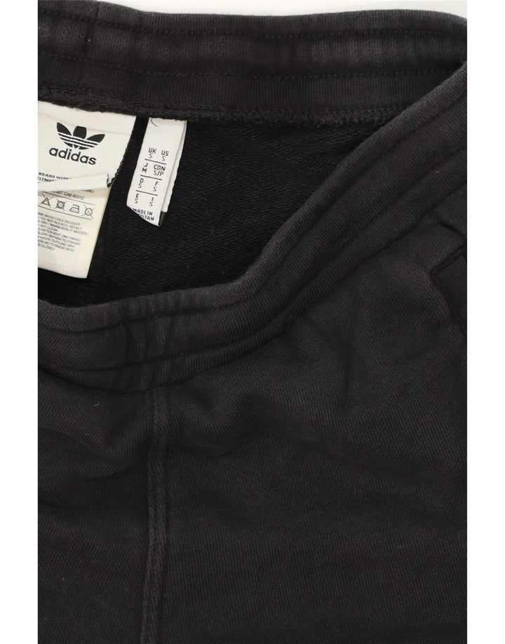 Pantaloni scurți sport ADIDAS pentru bărbați, bumbac negru mic