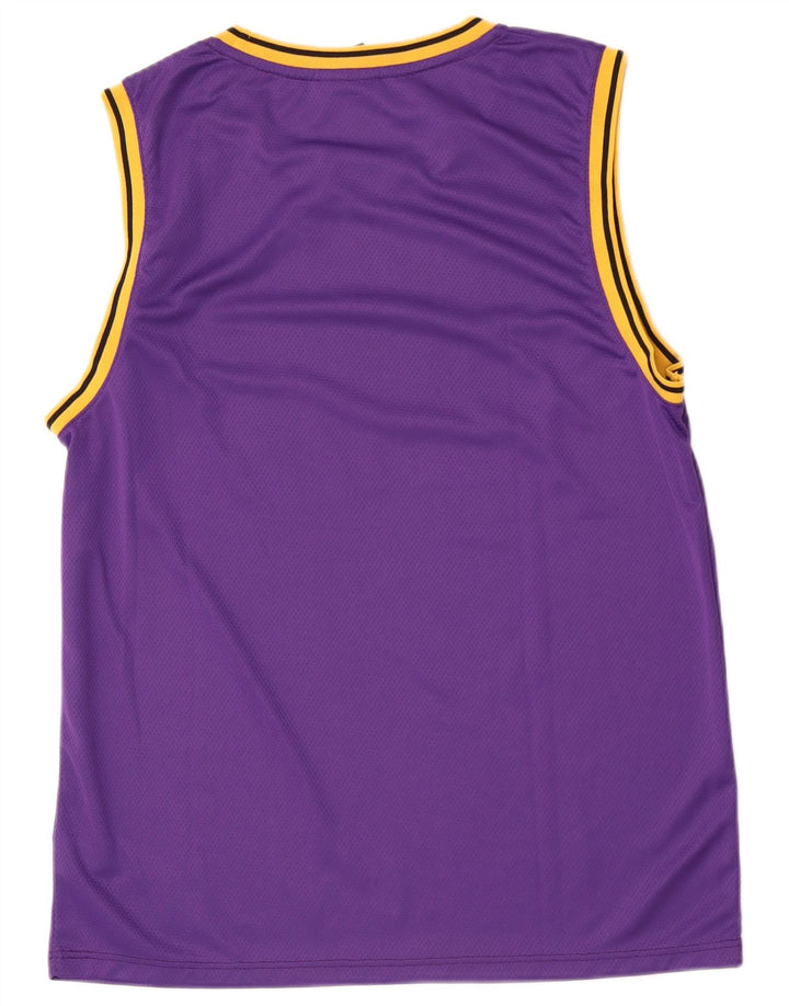 Top cu vestă grafică pentru bărbați STARTER, mare, violet, poliester color bloc