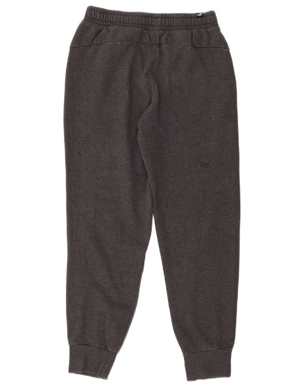 Pantaloni de trening Puma pentru bărbați Joggeri din bumbac gri mediu