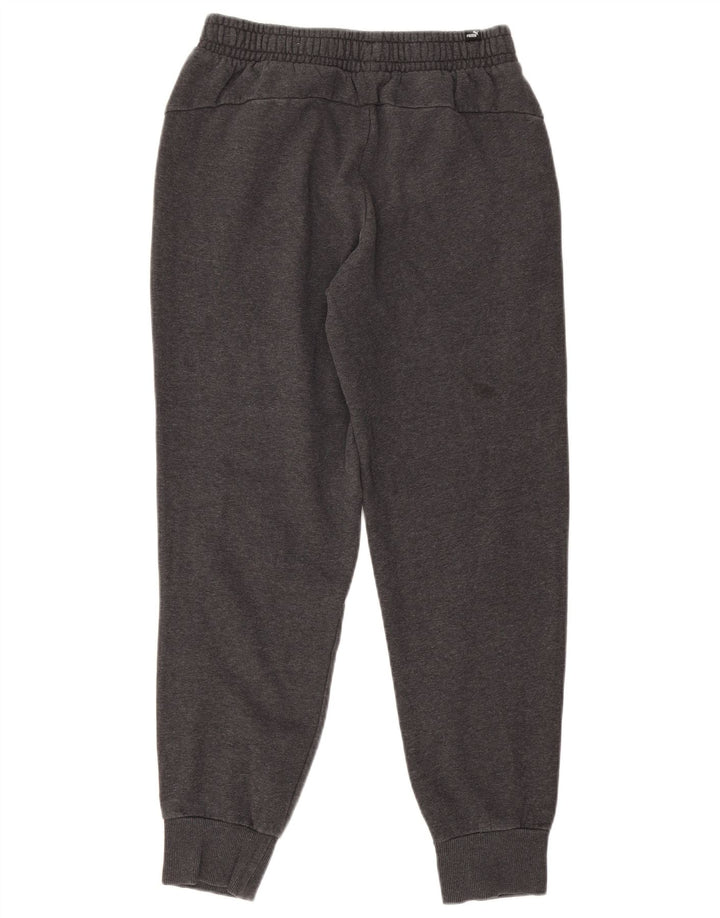 Pantaloni de trening Puma pentru bărbați Joggeri din bumbac gri mediu